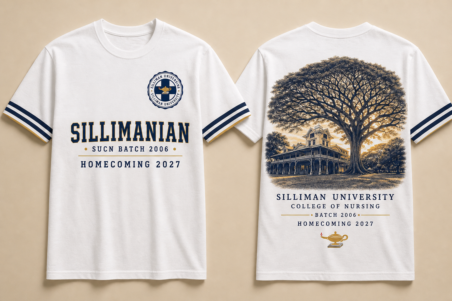 Hall & Acacia Realism SUCN Batch 2006 Homecoming 2027 T-shirt concept