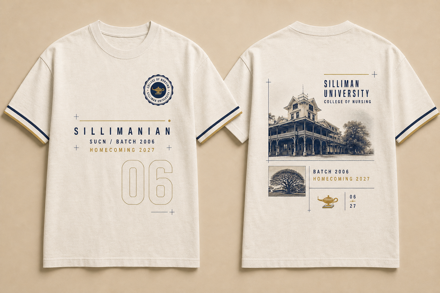 Gen Z Editorial SUCN Batch 2006 Homecoming 2027 T-shirt concept